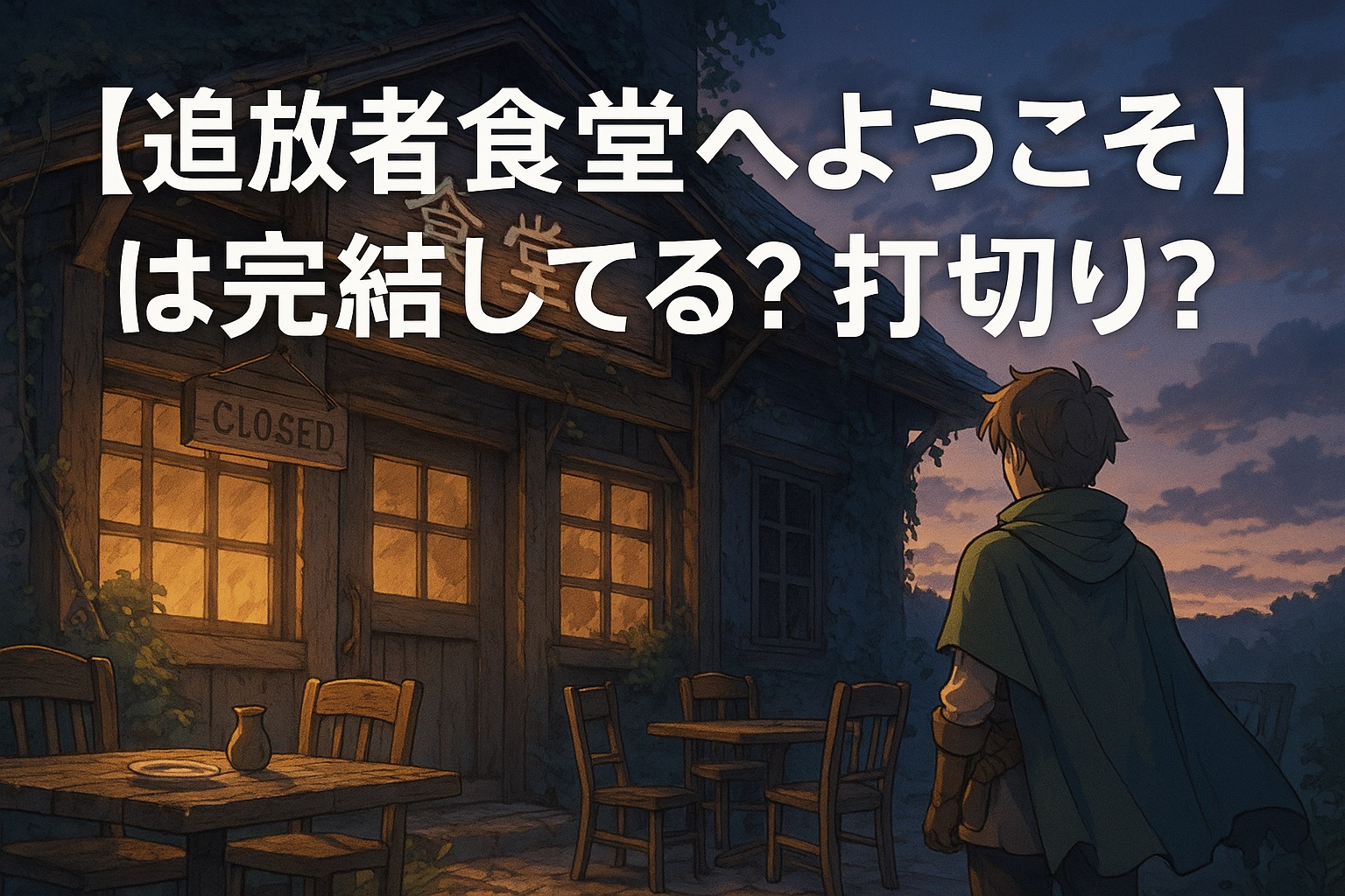 【追放者食堂へようこそ】は完結してる？打ち切り？