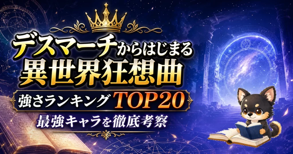 【デスマーチからはじまる異世界狂想曲】強さランキングTOP20！最強キャラを原作最新巻まで徹底考察