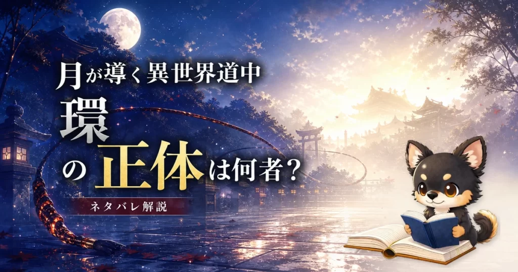 【月が導く異世界道中】環の正体は何者？ネタバレ込みで徹底解説