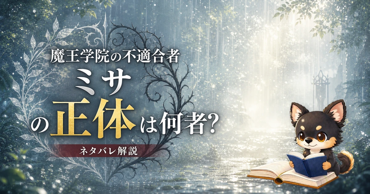 【魔王学院の不適合者】ミサの正体は何者?ネタバレ込みで徹底解説
