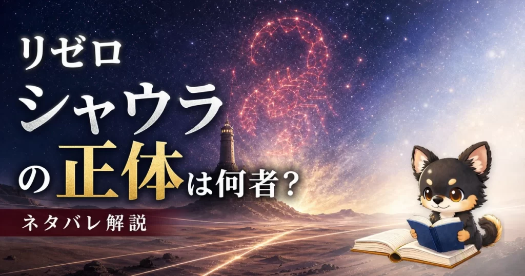 【リゼロ】シャウラの正体は何者？ネタバレ込みで徹底解説