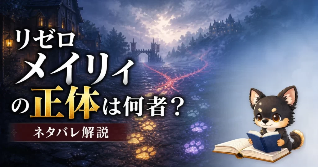 【リゼロ】メイリィの正体は何者？ネタバレ込みで徹底解説